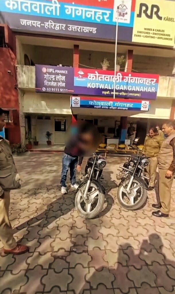 कोतवाली गंगनहर पुलिस द्वारा 02 बुलेट मोटरसाइकिल सीज