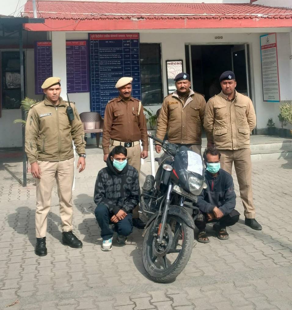डालनवाला क्षेत्र में हुई वाहन चोरी की घटना का दून पुलिस ने किया अनावरण